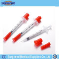 Medical Unibody Disposable Insulin Syringe